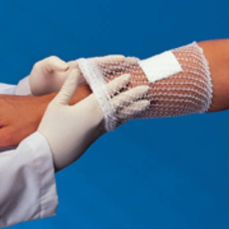 Gentell - Elastic Net Retainer Dressing Surgilast® Tubular Elastic 10 Yard Size 5 White Small Head / Shoulder / Thigh NonSterile [1/EA]