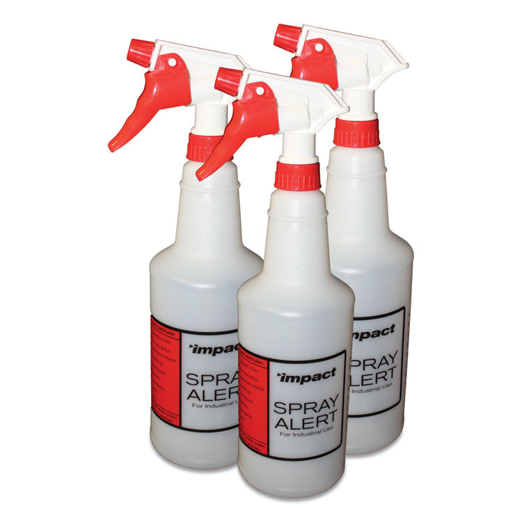 Impact - Spray Alert System, 32 oz, Natural with White/White Sprayer, 24/Carton