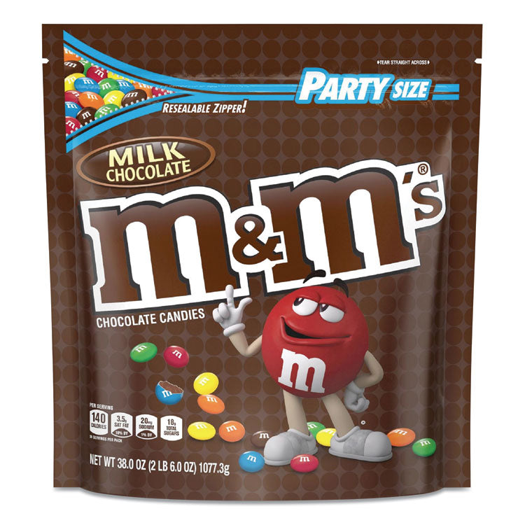 M & M's - Milk Chocolate Candies, Milk Chocolate, 38 oz Bag