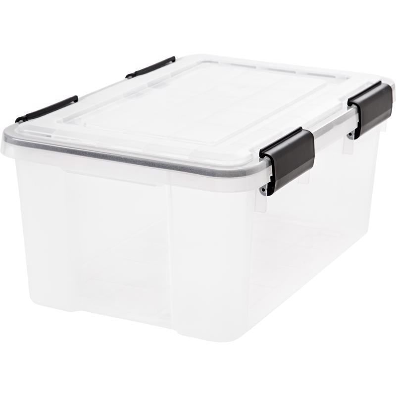 IRIS - IRIS WEATHERPRO 19 qt Clear Storage Tote 7.88 in. H X 11.75 in. W X 17.5 in. D Stackable - Case of 6