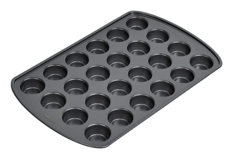 WILTON - Wilton 10-1/2 in. W X 16-5/16 in. L Mini Muffin Pan Gray