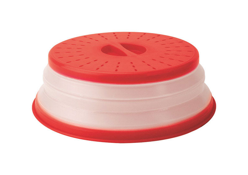 TOVOLO - Tovolo Red/White Plastic Collapsible Microwave Food Cover - Case of 6