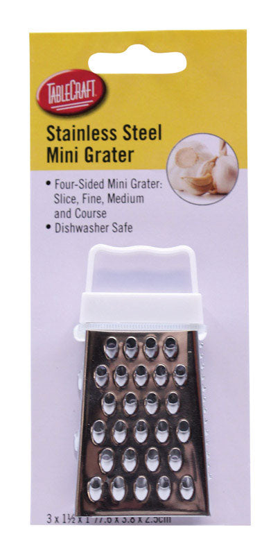 TABLECRAFT - TableCraft Silver Stainless Steel Mini Box Grater