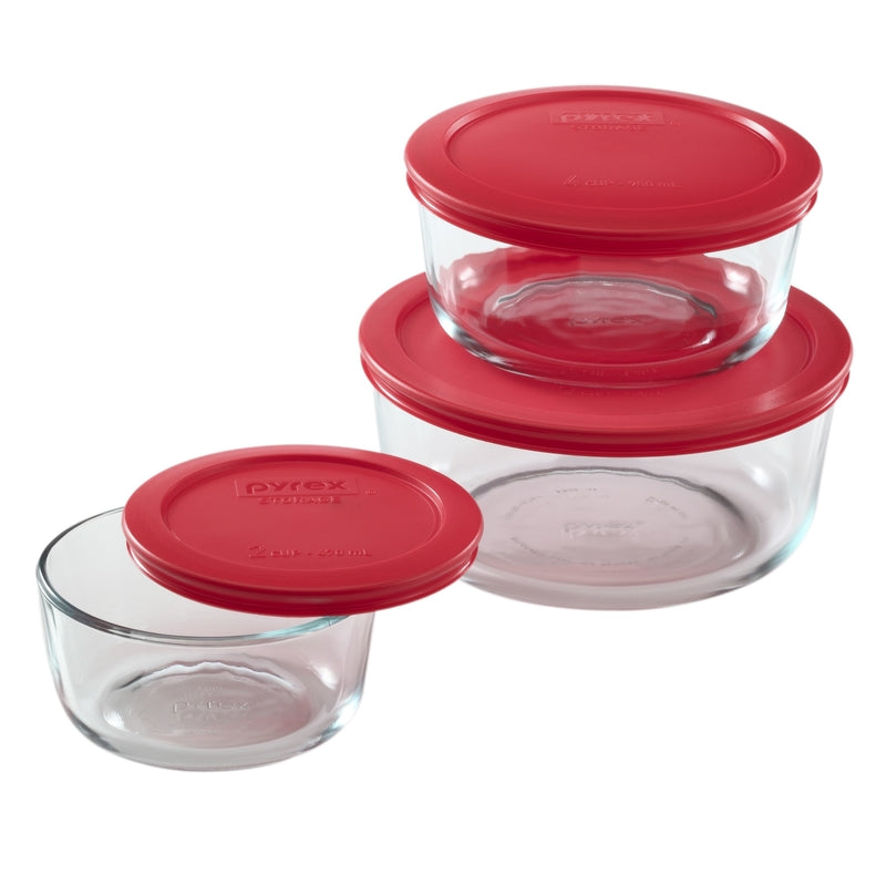 PYREX - Pyrex Clear Food Storage Container Set 3 pk - Case of 2