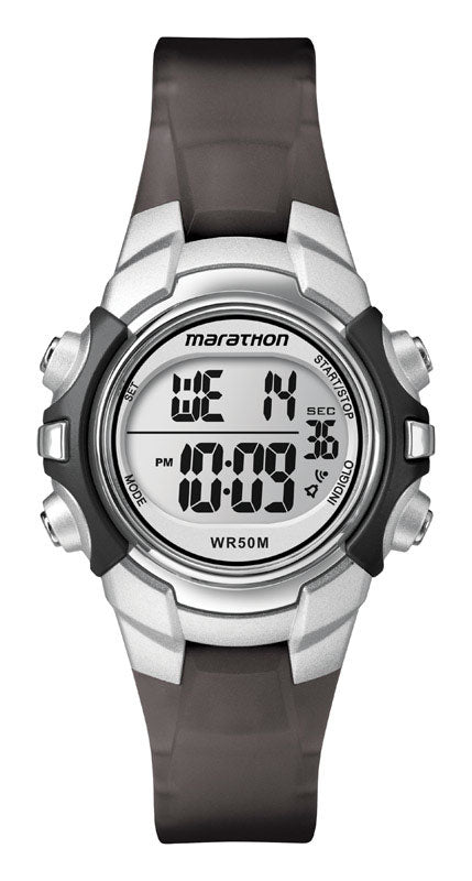 TIMEX - Timex Marathon Unisex Round Black Digital Sports Watch Resin Water Resistant