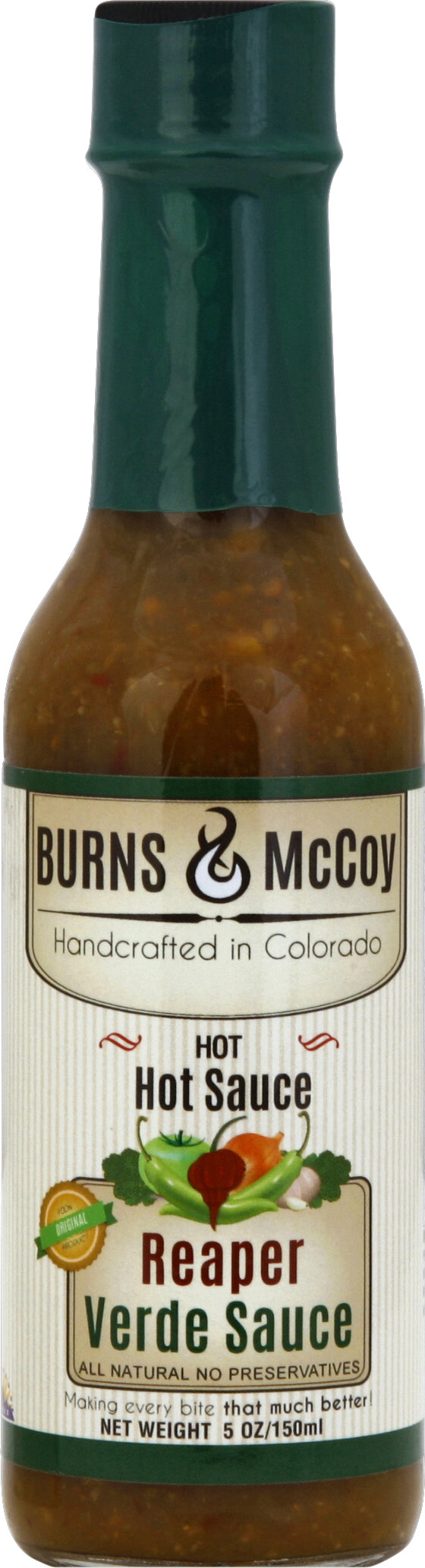 Burns and McCoy Hot Sauce 5 oz - Case of 12