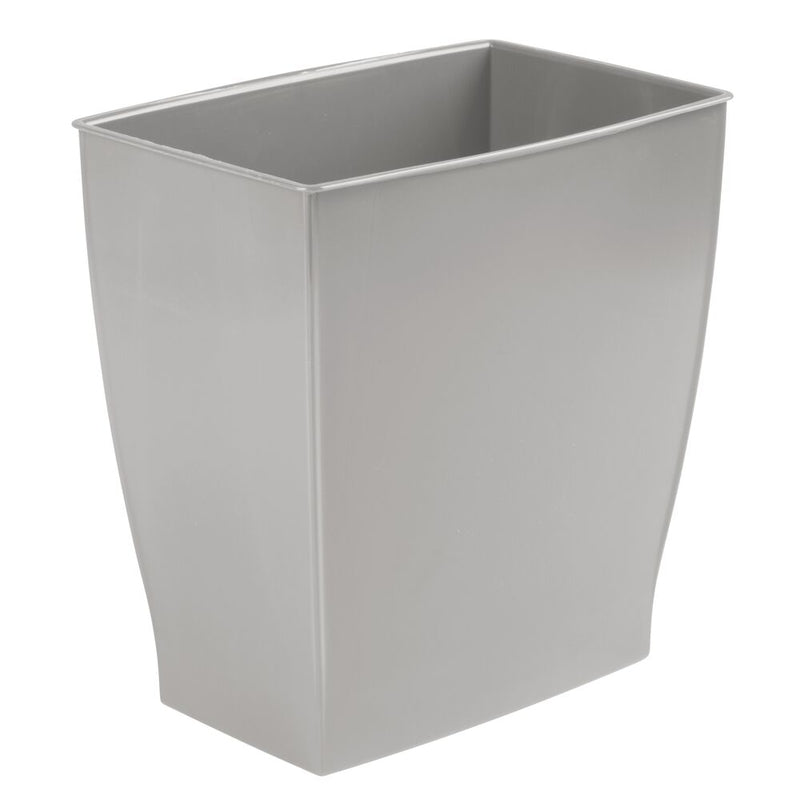 IDESIGN - iDesign Mono Gray Plastic Rectangular Wastebasket