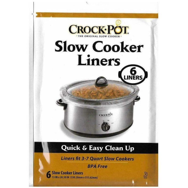 CROCK POT - Crock Pot 7 qt Clear Plastic Slow Cooker Liner