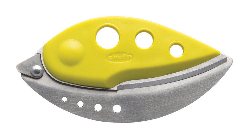 CHEF'N - Chef'n Looseleaf Yellow ABS/Stainless Steel Kale/Herb Stripper