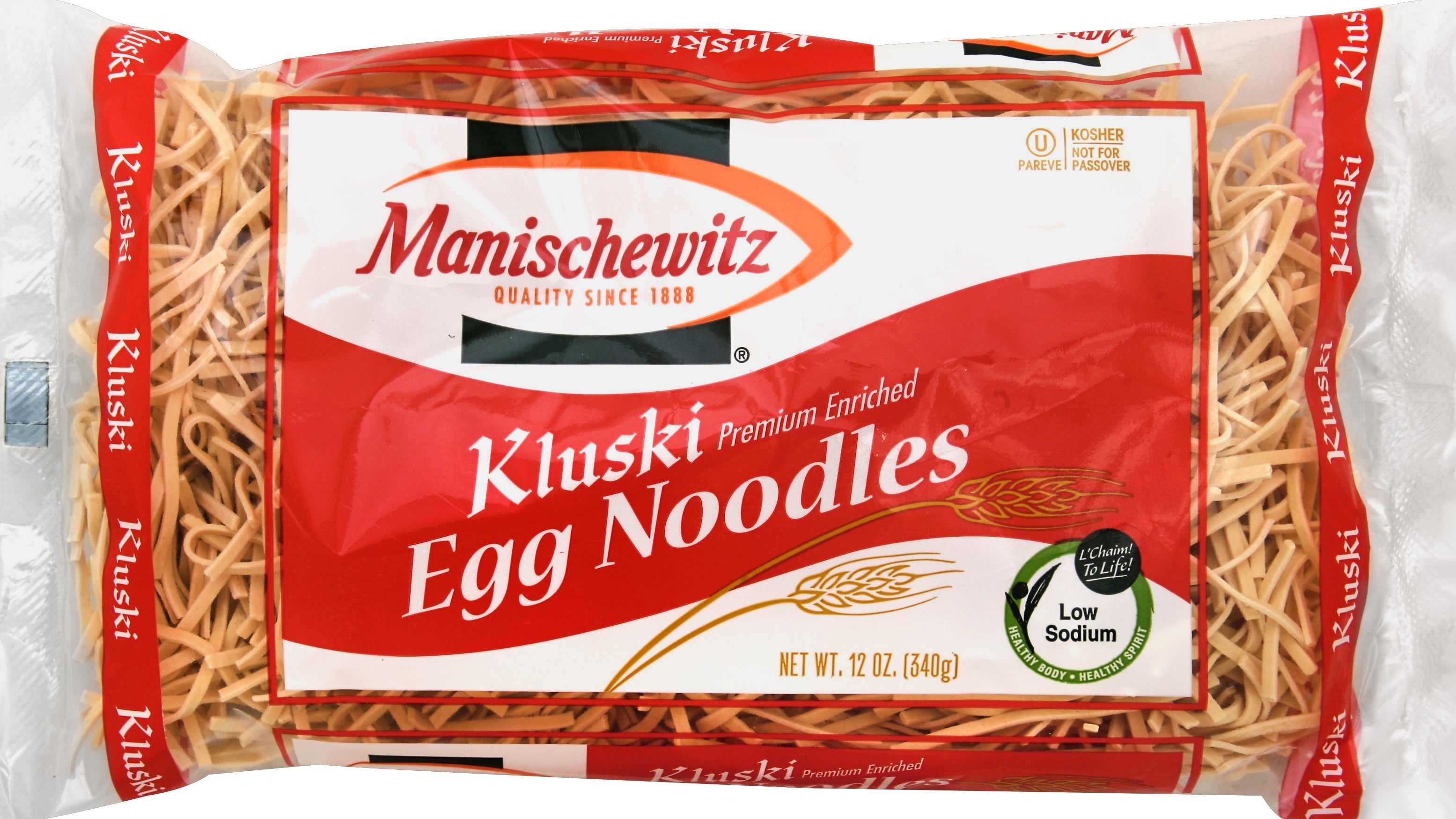 Noodle Egg Kluski - Case of 12 - 12 Oz