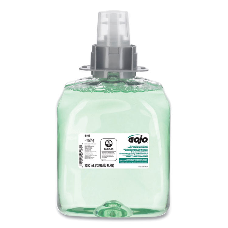 GOJO - Luxury Foam Hair and Body Wash, Cucumber Melon Scent, 1,250 mL Refill