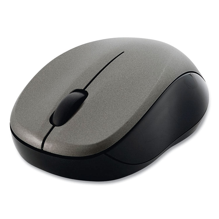 Verbatim - Silent Wireless Blue LED Mouse, 2.4 GHz Frequency/32.8 ft Wireless Range, Left/Right Hand Use, Graphite