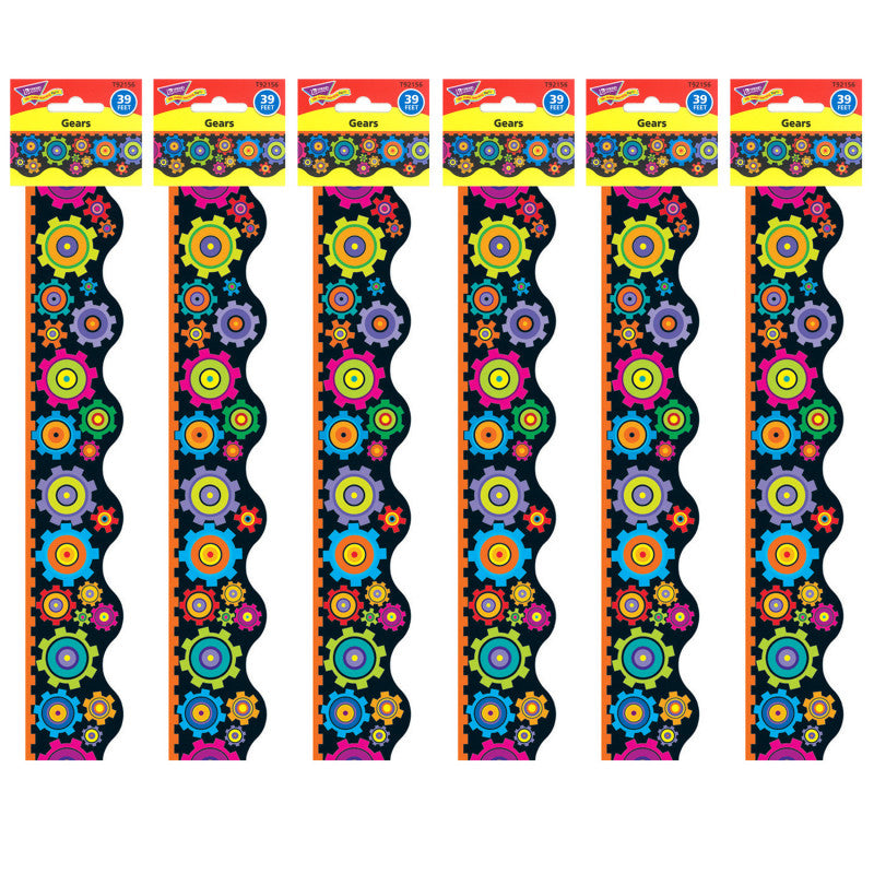 TREND - Gears Terrific Trimmers®, 39 Feet Per Pack, 6 Packs