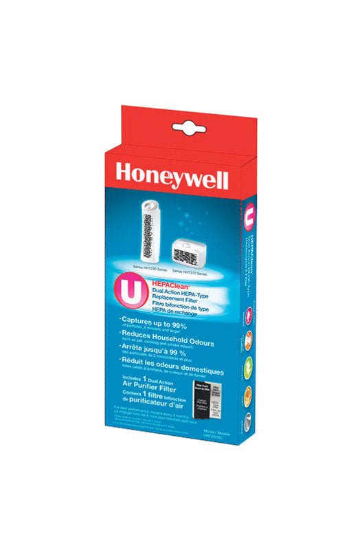 HONEYWELL - Honeywell HEPAClean 10.24 in. H X 1.5 in. W Rectangular Air Purifier Filter