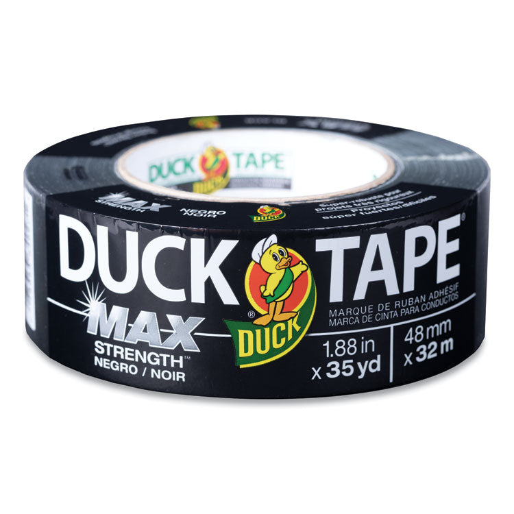 Duck - MAX Duct Tape, 3" Core, 1.88" x 35 yds, Black