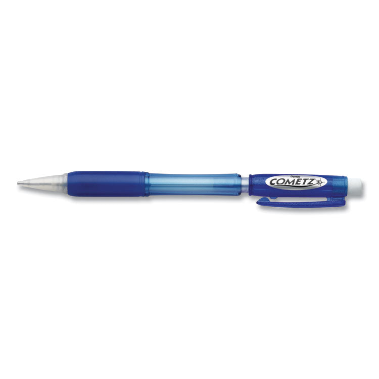 Pentel - Cometz Mechanical Pencil, 0.9 mm, HB (#2.5), Black Lead, Blue Barrel, Dozen