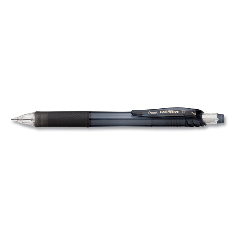Pentel - EnerGize-X Mechanical Pencil, 0.7 mm, HB (#2.5), Black Lead, Black Barrel, Dozen