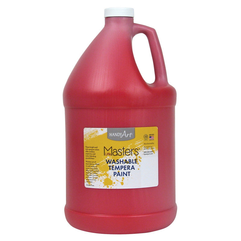 HANDY ART - Little Masters® Washable Tempera Paint, Red, Gallon