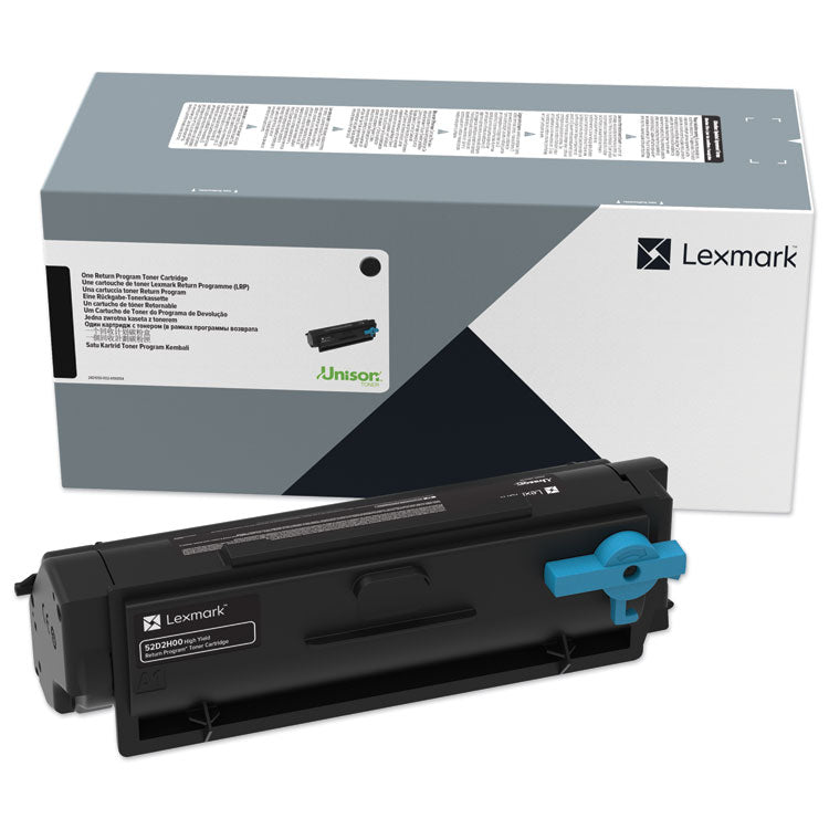 Lexmark - B341H00 Return Program High-Yield Toner, 3,000 Page-Yield, Black