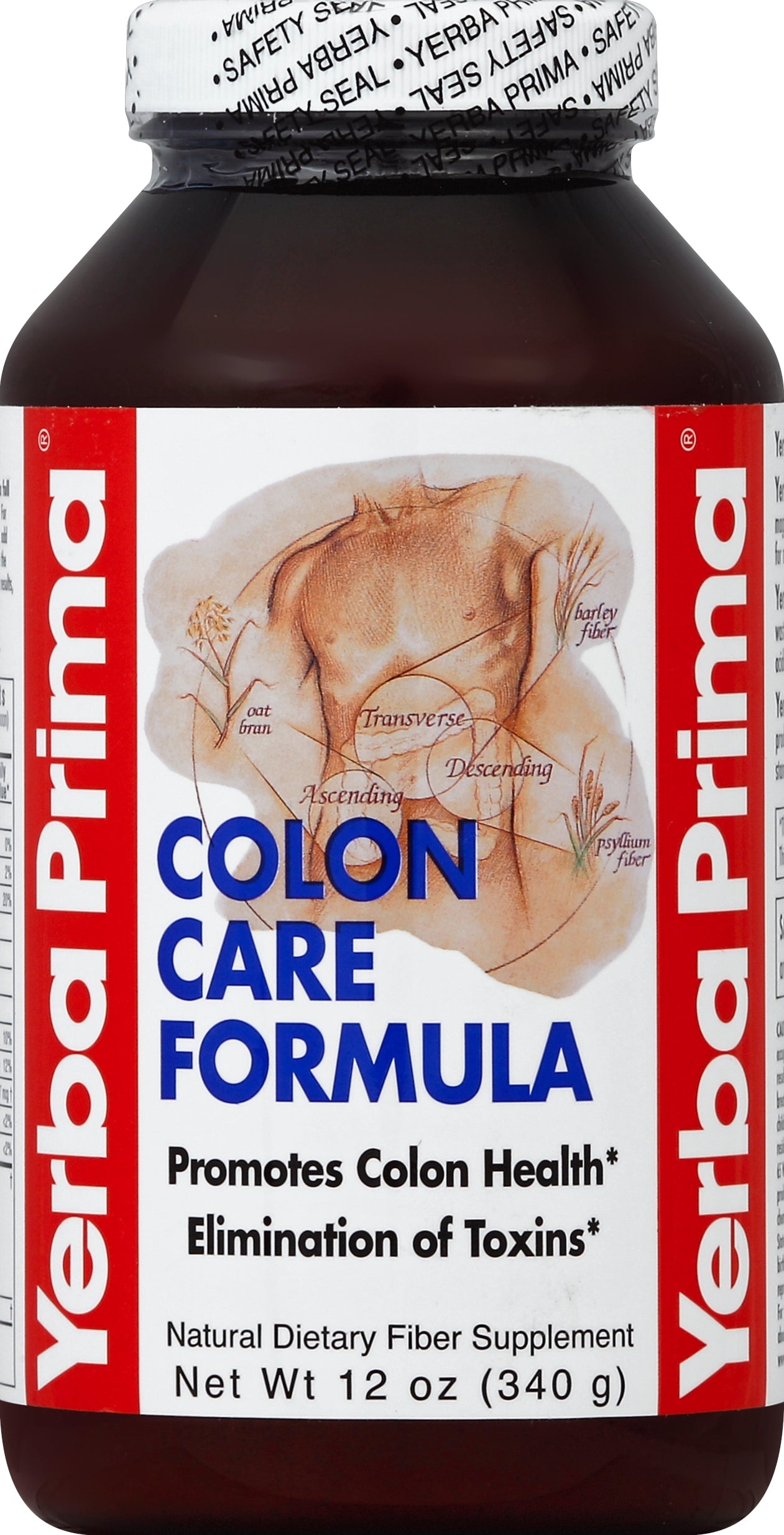 Yerba Prima Colon Care Formula 12 oz - Case of 1
