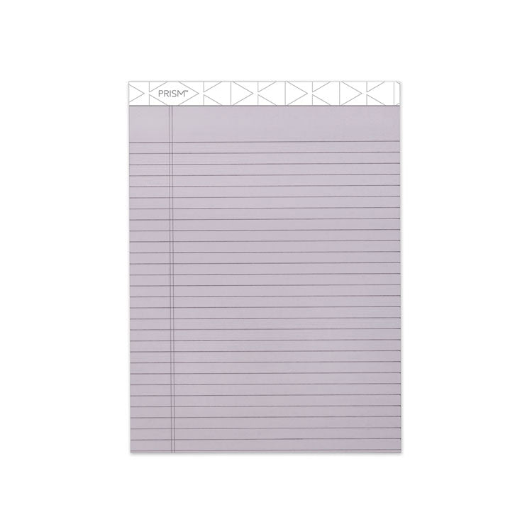 TOPS - Prism + Colored Writing Pads, Wide/Legal Rule, 50 Pastel Orchid 8.5 x 11.75 Sheets, 12/Pack