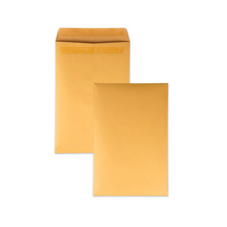 Quality Park - Redi-Seal Catalog Envelope, #15, Cheese Blade Flap, Redi-Seal Adhesive Closure, 10 x 15, Brown Kraft, 250/Box