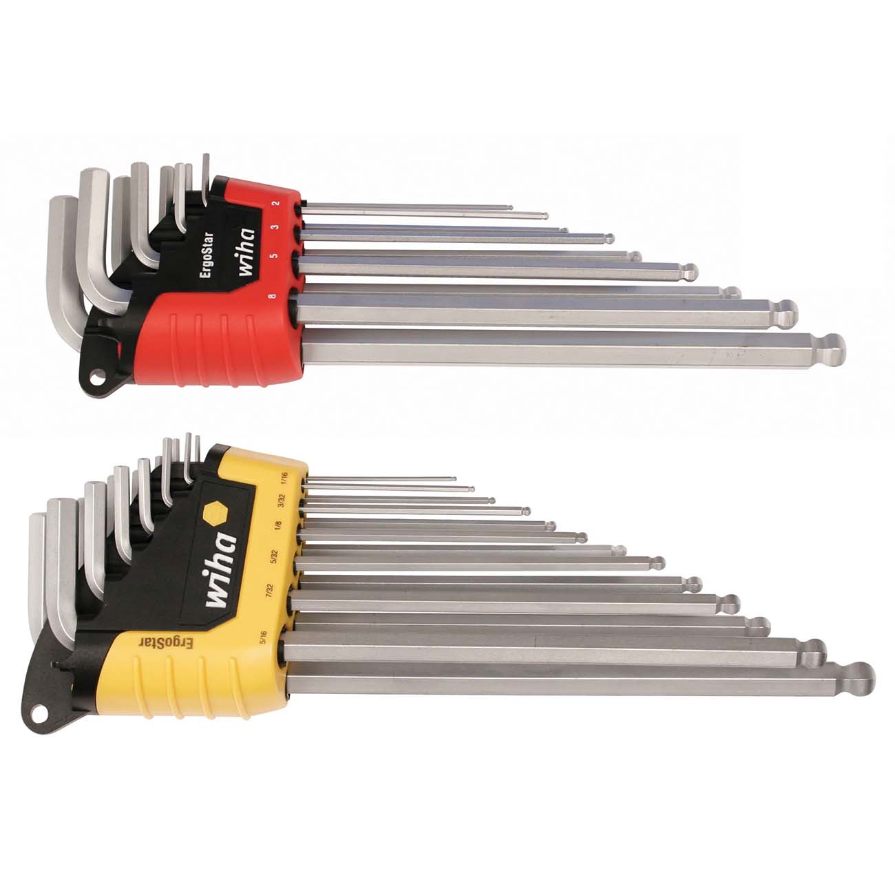 Wiha ErgoStar SAE/Metric Ball Hex L-Key Set (22 Piece Set)
