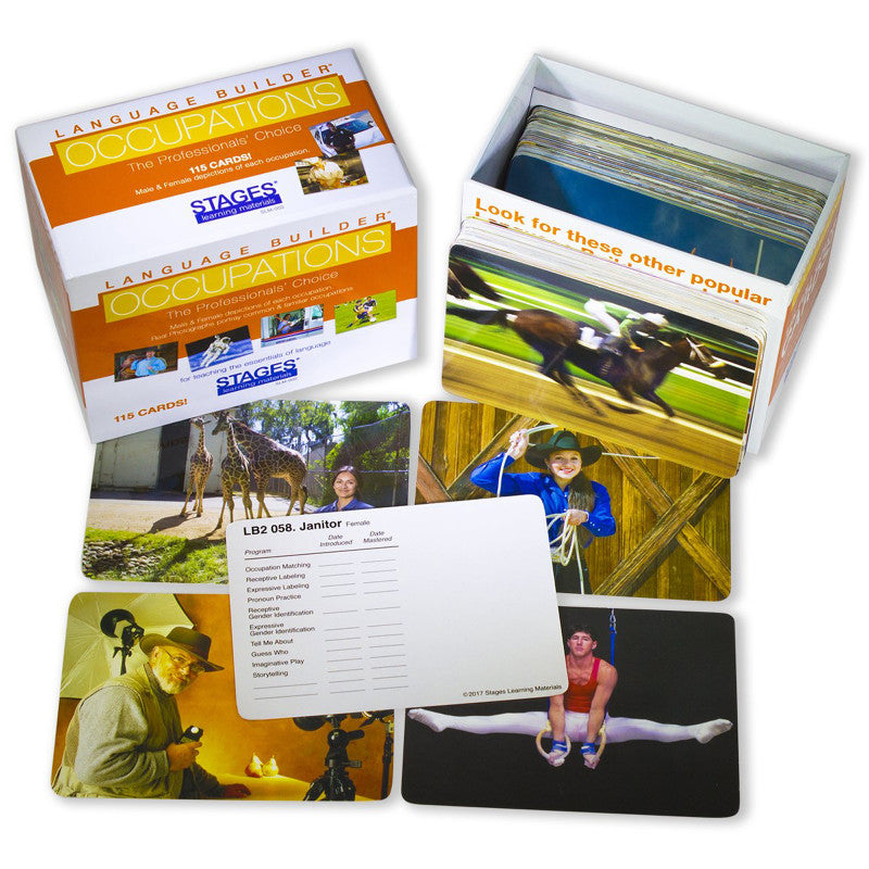 STAGES LEARNING MATERIALS - Language Builder® Occupation Card Set, Pack of 115