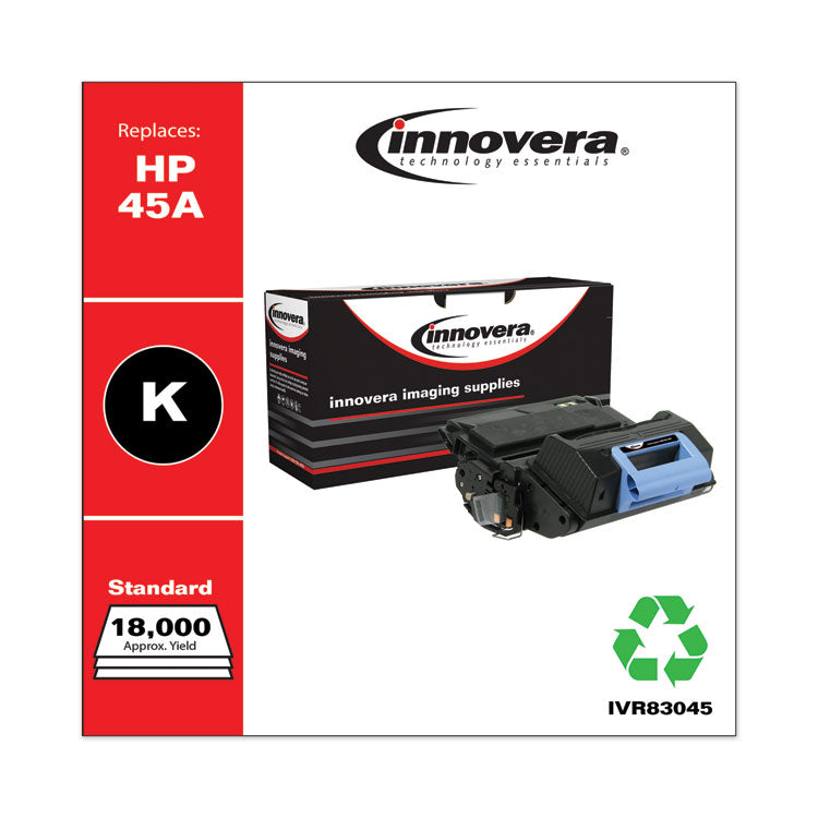 Innovera - Remanufactured Black Toner, Replacement for 45A (Q5945A), 18,000 Page-Yield