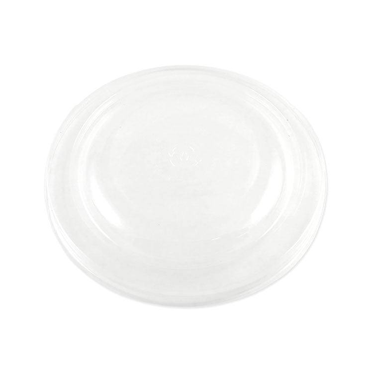 World Centric - PLA Lids for Fiber Bowls, 7.5" Diameter x 1"h, Clear, Plastic, 300/Carton