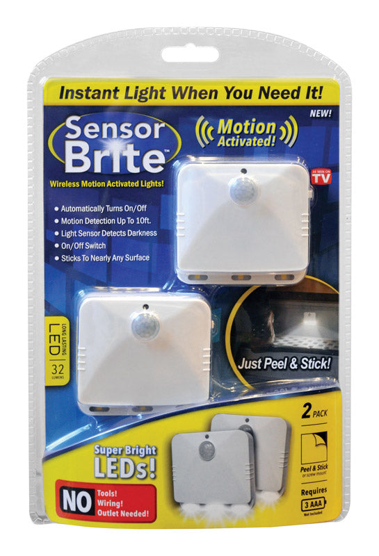 SENSOR BRITE - Sensor Brite As Seen On TV Automatic Battery Powered LED Night Light w/Sensor