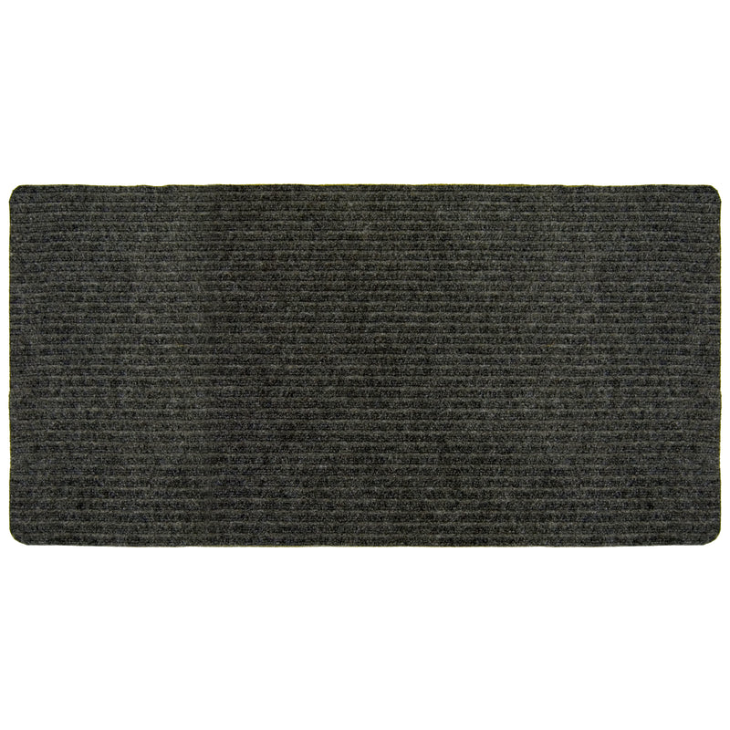 MULTY HOME - Multy Home Concord 45 ft. L X 26 in. W Charcoal Nonslip Carpet Runner