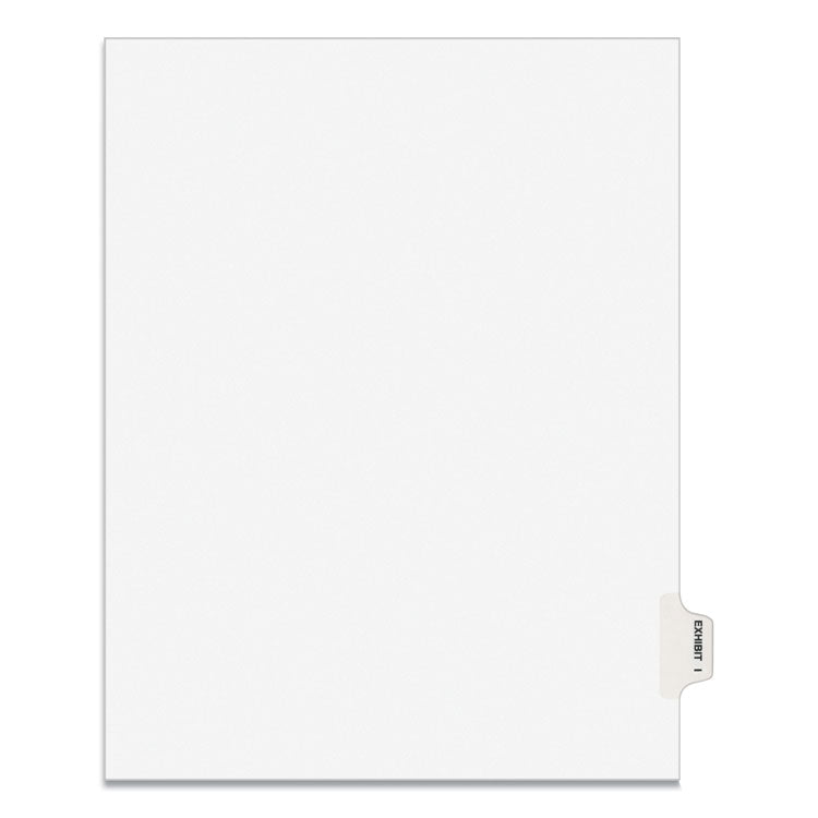 Avery - Avery-Style Preprinted Legal Side Tab Divider, Exhibit I, Letter, White, 25/Pack, (1379)