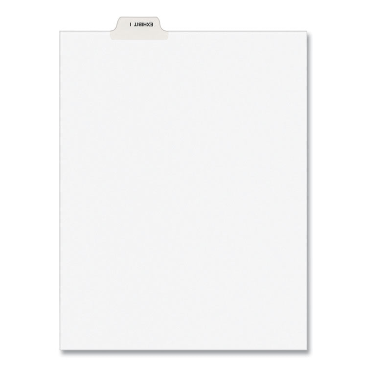 Avery - Avery-Style Preprinted Legal Bottom Tab Divider, Exhibit I, Letter, White, 25/PK