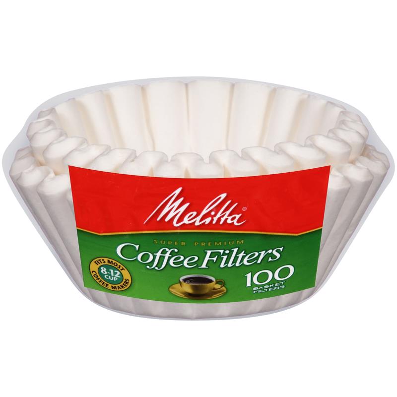 MELITTA - Melitta 4-6 cups White Basket Coffee Filter 100 pk