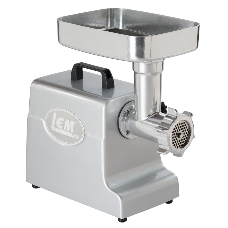 LEM - LEM Mighty Bite Brushed Nickel Silver 1 speed 4.5 lb Meat Grinder