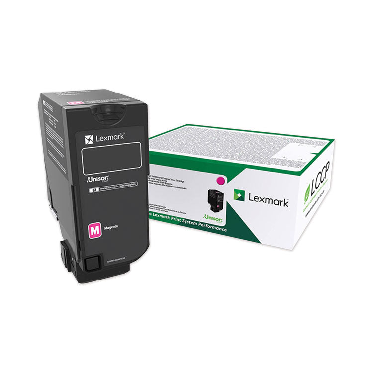 Lexmark - 74C00MG Return Program Toner, 3,000 Page-Yield, Magenta