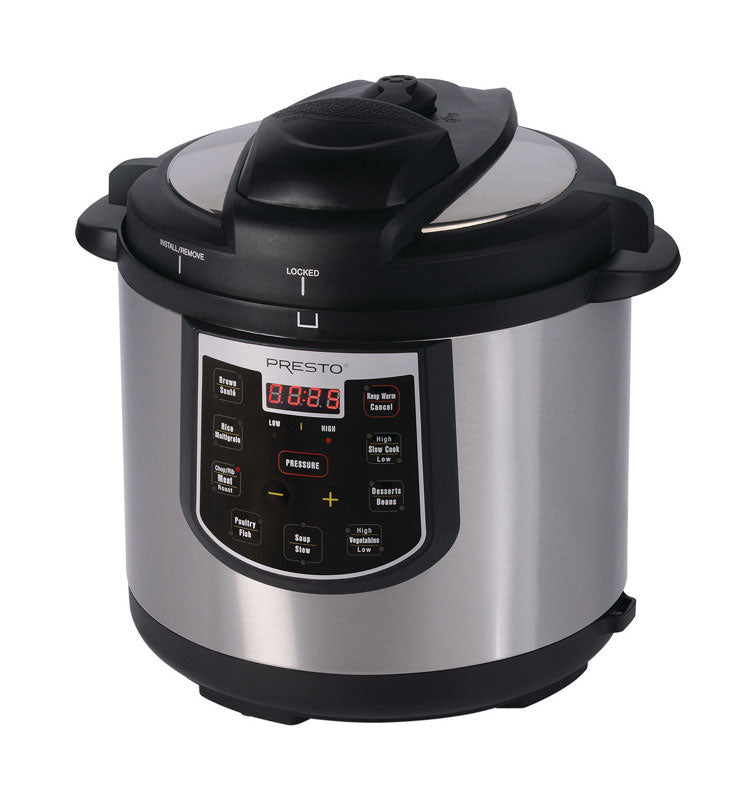 PRESTO - Presto Aluminum Pressure Cooker 6 qt Silver