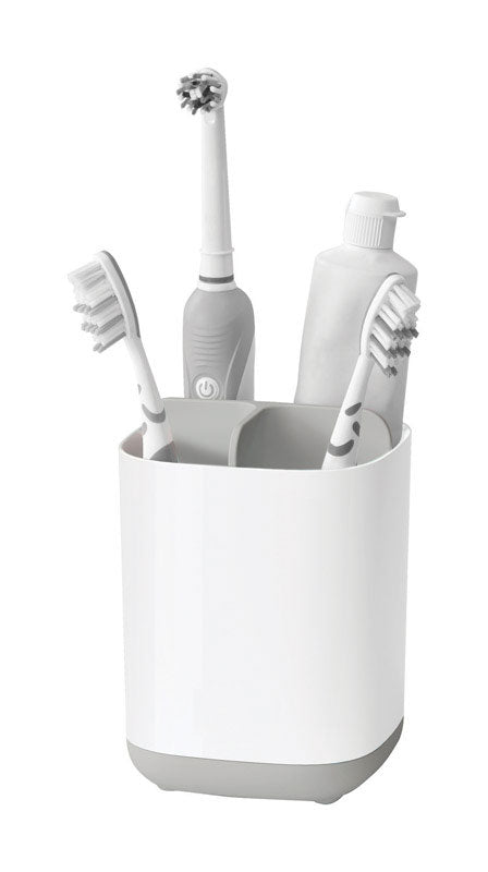 JOSEPH JOSEPH - Joseph Joseph Gray/White Plastic Toothbrush Holder