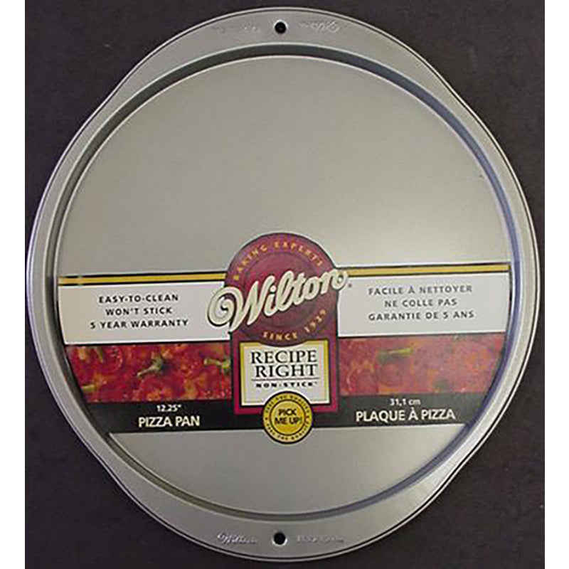 WILTON - Wilton Recipe Right 12-1/4 in. W Pizza Pan Silver