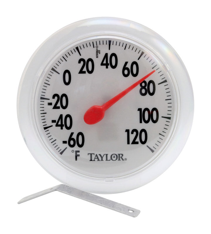 TAYLOR - Taylor Dial Thermometer Plastic White 6 in. - Case of 6