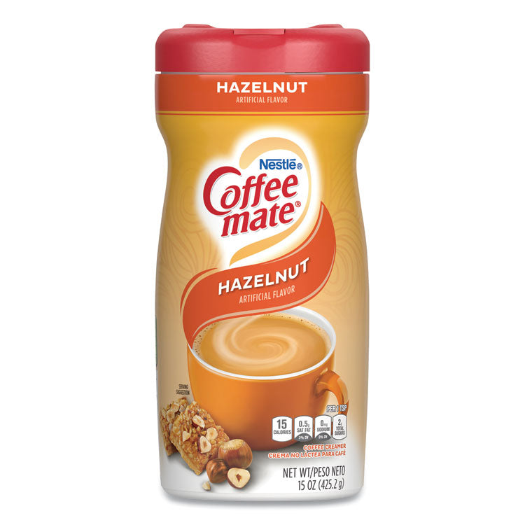 Coffee mate - Hazelnut Creamer Powder, 15oz Plastic Bottle