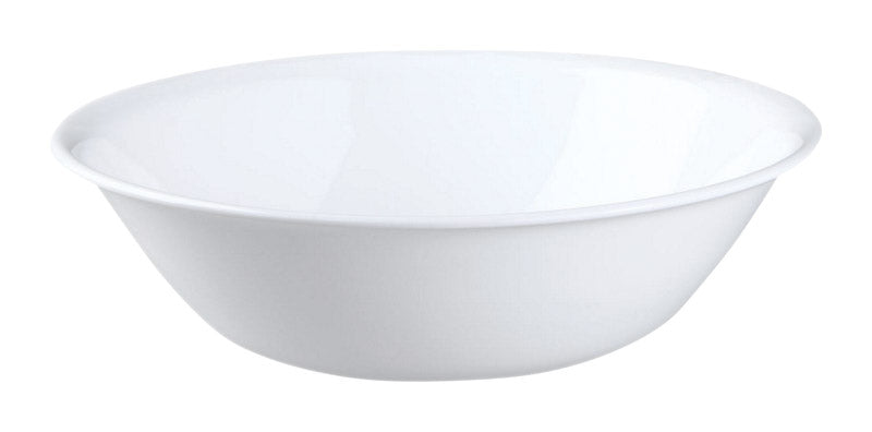 CORELLE - Corelle Livingware 64 oz Winter Frost Glass Winter Frost White Serving Bowl 10.37 in. D 1 pk