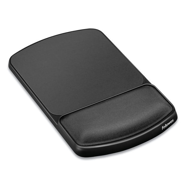 Fellowes - Gel Mouse Pad with Wrist Rest, 6.25 x 10.12, Graphite/Platinum