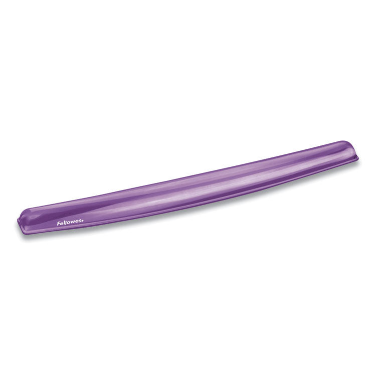 Fellowes - Gel Crystals Keyboard Wrist Rest, 18.5 x 2.25, Purple