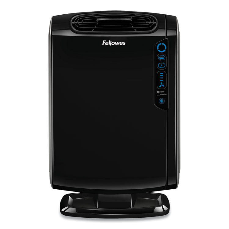 Fellowes - HEPA and Carbon Filtration Air Purifiers, 200 to 400 sq ft Room Capacity, Black