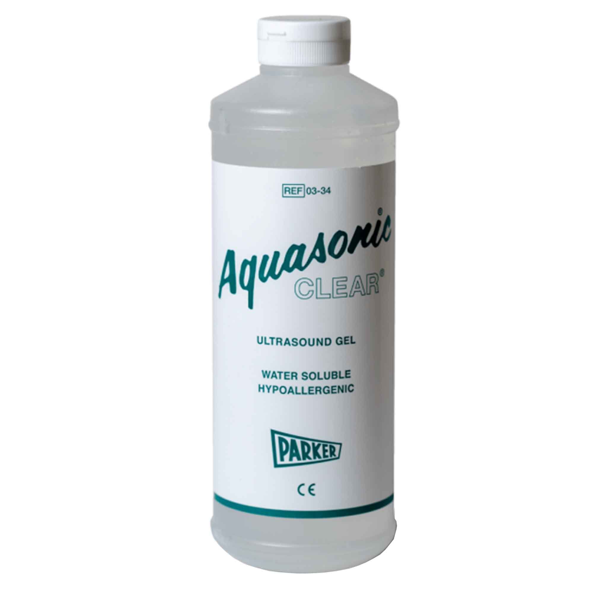 Parker Labs - Ultrasound Gel Aquasonic Clear® High Viscosity 1 Liter Bottle NonSterile [12/CS]