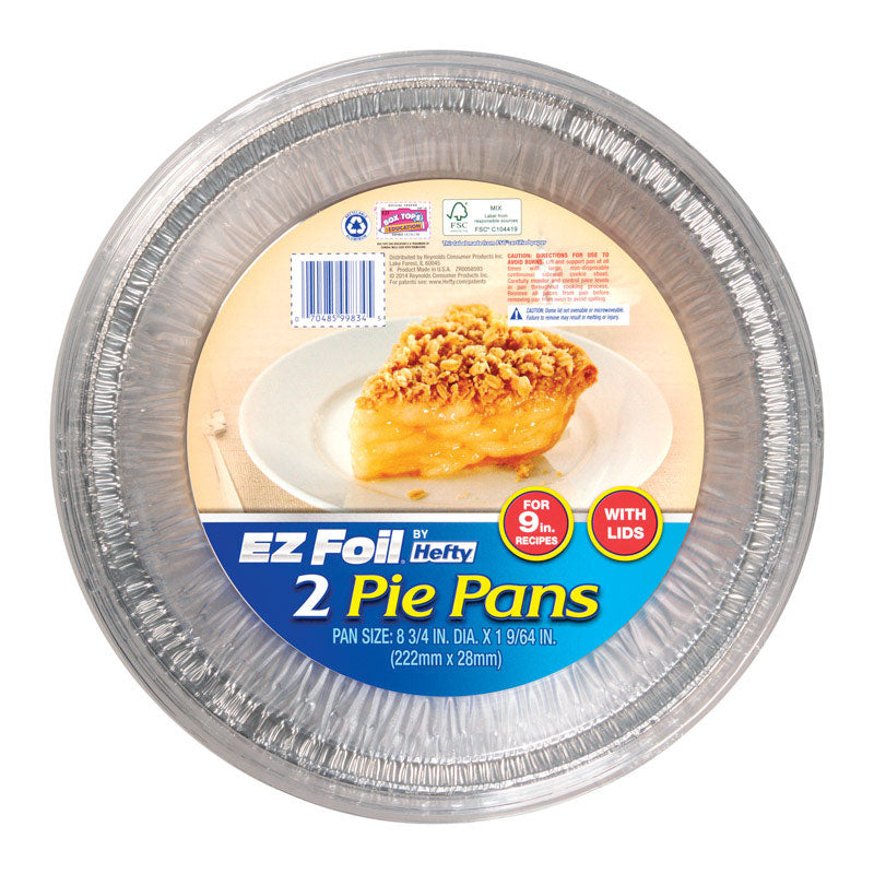 HEFTY - Hefty EZ Foil 9 in. Pie Pan Silver - Case of 9