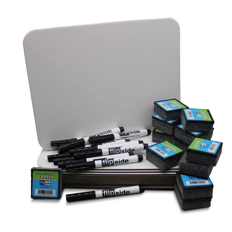 Magnetic Dry Erase Board Class Pack, 9" x 12", Set of 12