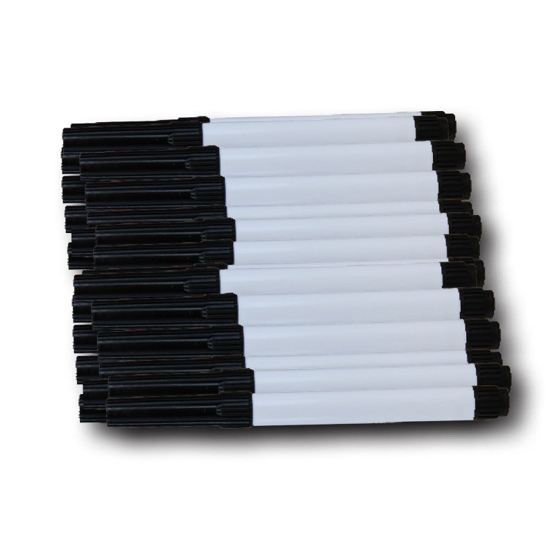 FLIPSIDE PRODUCTS - Dry Erase Fine Point Markers, Black, Class Pack of 24